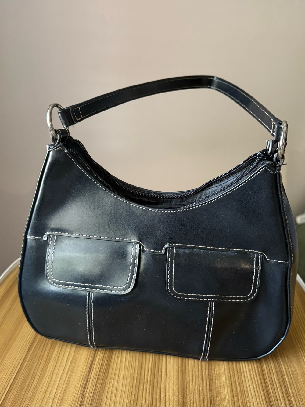 Vintage Kennel Cole black mini purse